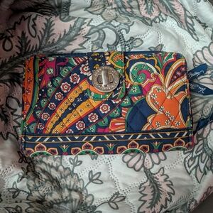 Vera Bradley Multicolor Quilted Zip Wallet